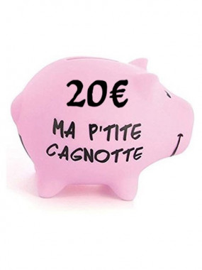 Cagnotte 20€ utilisable en ligne et en magasin