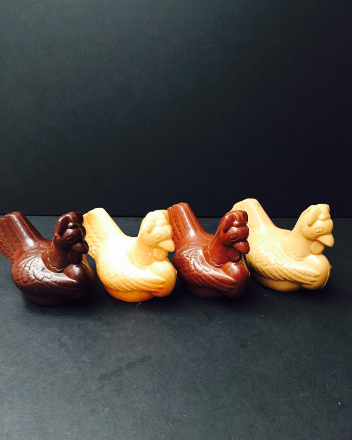 Grande poule chocolat dulcey