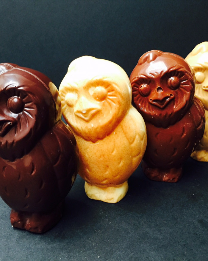Hibou chocolat au lait