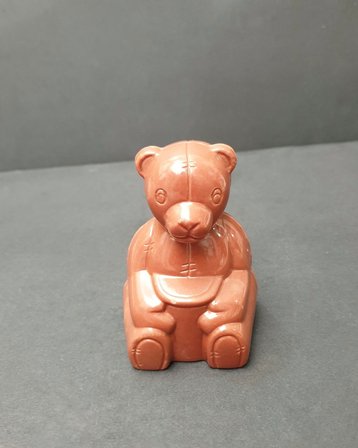 Ourson assis chocolat au lait