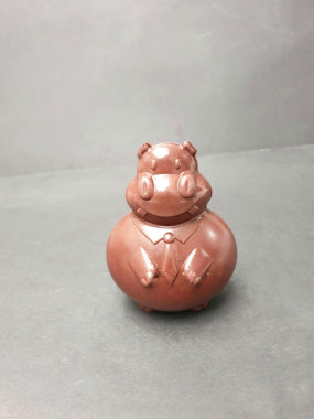 Hippopotame chocolat noir