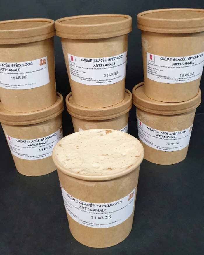 Pot de crème glacée Spéculoos 450mL