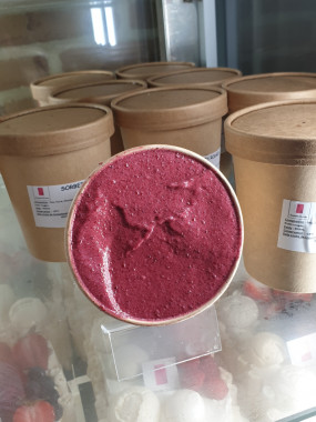 Pot de sorbet Fruits rouges 450mL