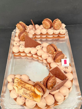 Number Cake 12 pers - Chiffre 5 (chocolat passion)