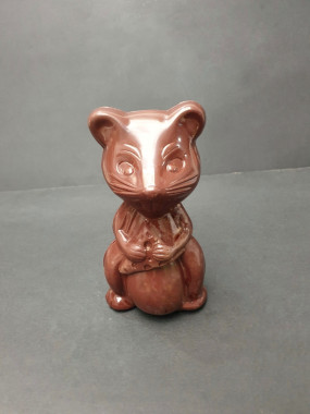 Pack Souris chocolat noir + 2 œufs striés