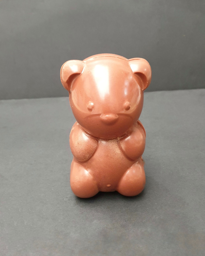 Pack Grand ourson chocolat au lait  + 2 œufs striés