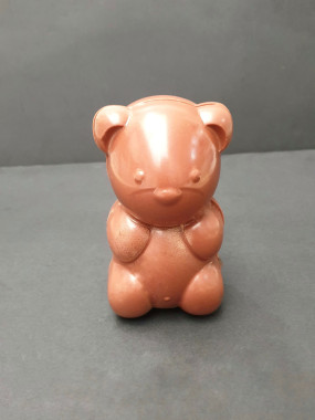 Pack Grand ourson chocolat au lait  + 2 œufs striés