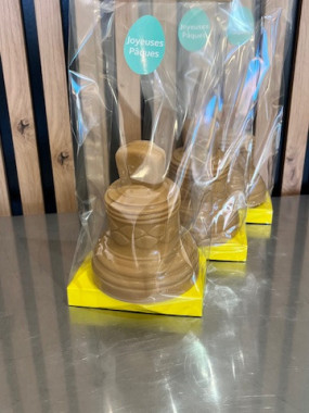 Moyenne cloche chocolat dulcey