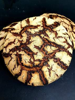 Tourte de Seigle AU CITRON 1 kilo non tranchée (uniquement le Vendredi + 24 et 31 déc)