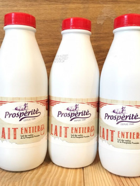 Bouteille de Lait entier 1L